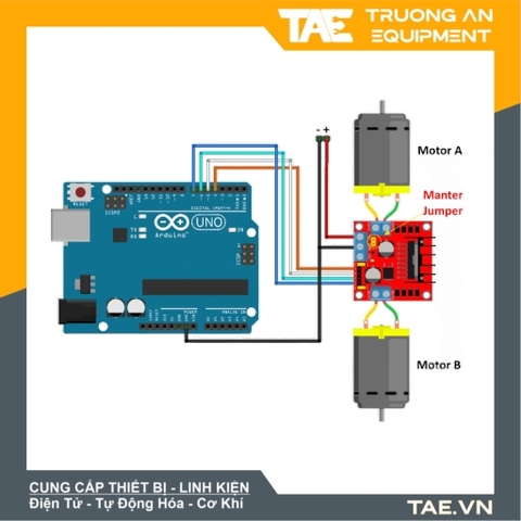 Mạch Điều Khiển Động Cơ L298 ( 2 Động Cơ DC )