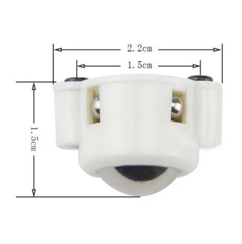 Bánh Xe Đa Hướng W150 phù hợp khung robot N20