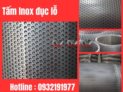 Tấm Inox đục lỗ