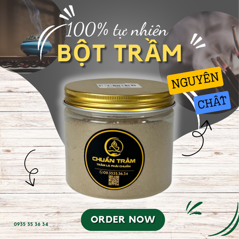 Bột trầm hương nguyên chất - Chuẩn Trầm