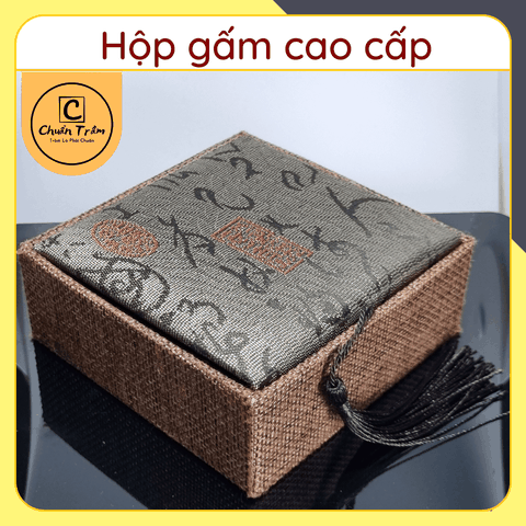 Vòng Tay Trầm Hương Trúc đốt tre Sánh chìm Chuẩn Trầm - đốt trúc