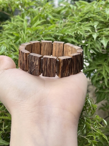 Lắc tay trầm hương tự nhiên Malai - Chuẩn Trầm
