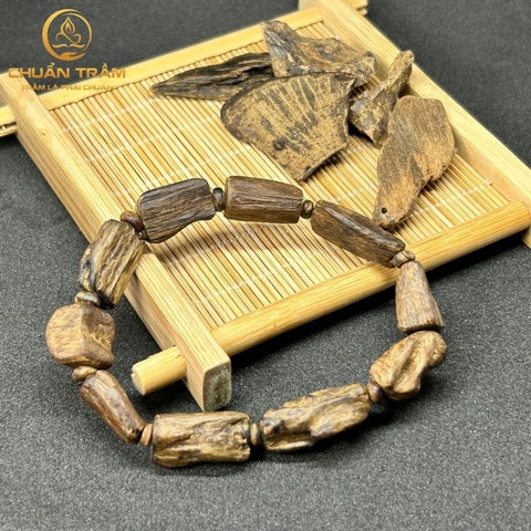 vòng tay trầm hương chìm Việt cao cấp 10,9g - chuẩn trầm
