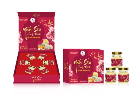 Yến sào khánh hoà gold nest MẬT ONG SỮA ONG CHÚA