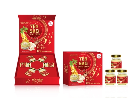 Yến sào khánh hoà gold nest  HỒNG SÂM NHUNG HƯƠU