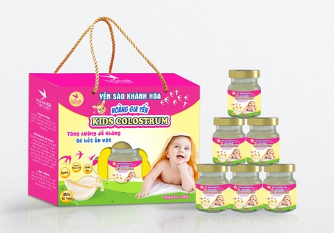 Yến sào Khánh hoà HOÀNG GIA YẾN kids Colostrum