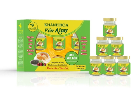 Yến sào khánh hoà AIMY Hạt chia táo đỏ