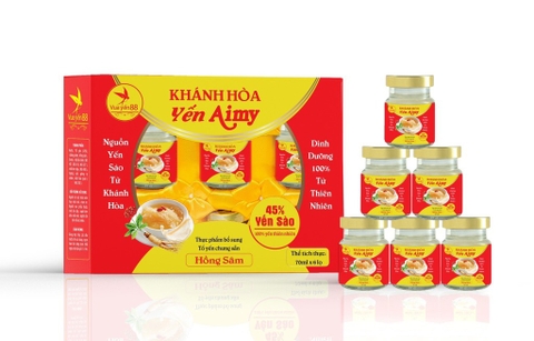 Yến sào khánh hoà AIMY Hồng sâm