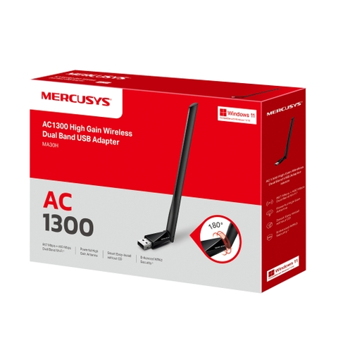 Bộ Chuyển Đổi USB Wi-Fi Băng Tần Kép Độ Lợi Cao AC1300 MA30H