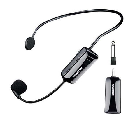 Bộ micro cài đầu không dây UHF kênh đơn HM-200W