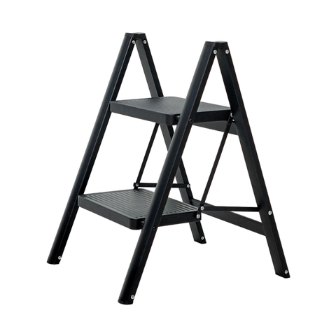 THANG GHẾ GẬP GỌN THÔNG MINH 2 BẬC FUJIHOME SL102B (BLACK)