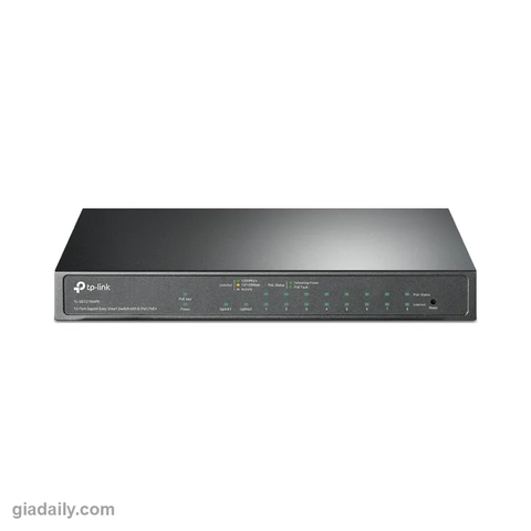 Switch PoE Easy Smart 10 cổng Gigabit TP-Link TL-SG1210MPE 8 cổng PoE+ - Giá Đại Lý