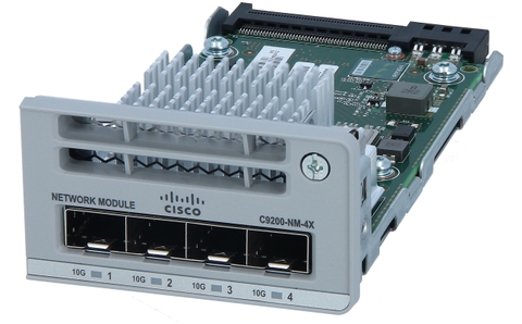 Cisco C9200-NM-4X Catalyst 9200 4 Ports 10GE Network Interface Module Card