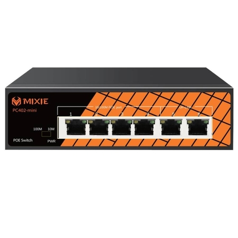 SWITCH POE MIXIE PC402 AI 4+2 (100Mbps)