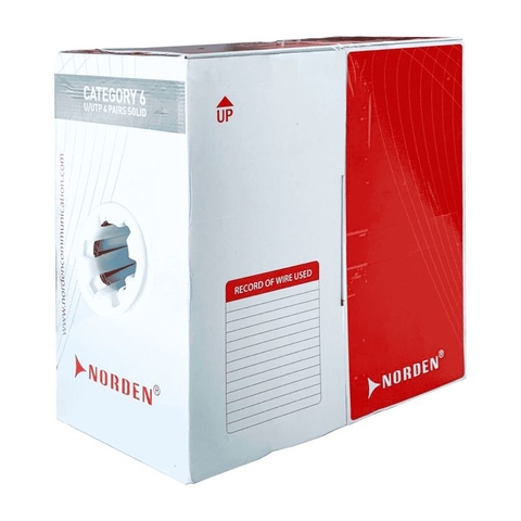 Cáp mạng Cat6 U/UTP Norden 120-40001104BL