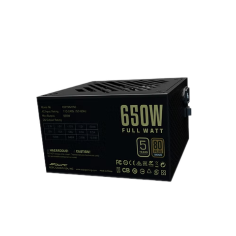 Nguồn máy tính OCPC ENERGIA BZ650 BRONZE 80+, 650W [BH 60T]