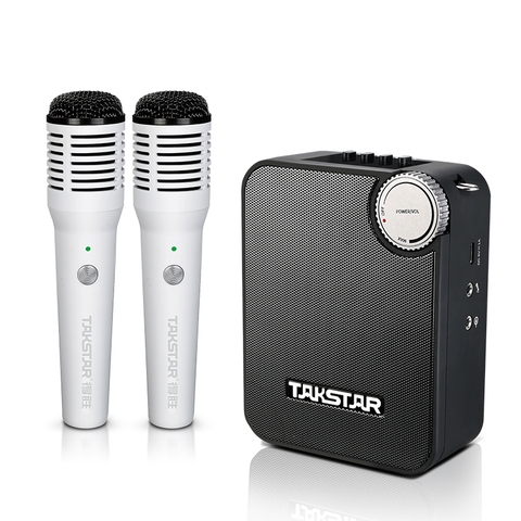 Loa trợ giảng E500W phiên bản sử dụng hai micro không dây cầm tay