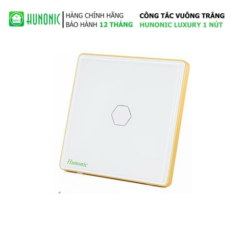 CÔNG TẮC WIFI HUNONIC HV 1 NÚT (Trắng) (HN01SVT)