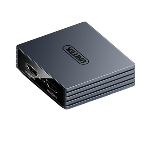 Bộ Chia HDMI 2.0 1 Ra 2 Unitek V170A Tích Hợp Cổng Audio 3.5mm