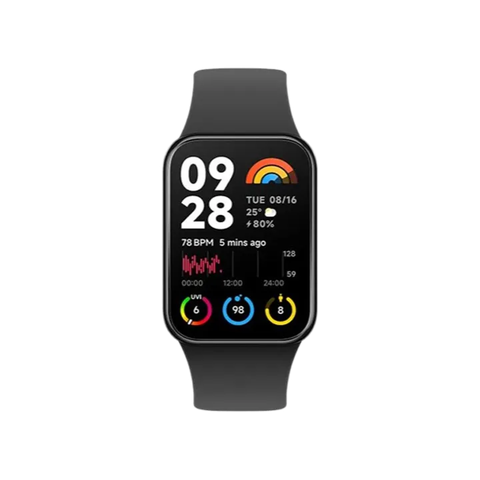 Vòng đeo tay thông minh Xiaomi Mi Band 8 Pro Black BHR8017GL