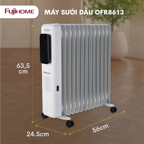 Máy sưởi dầu FUJIHOME OH8613