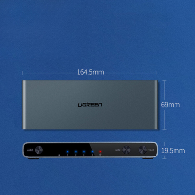 Bộ gộp HDMI 4 vào 1 ra hiển thị chung 1 màn hình Ugreen 50745 chính hãng