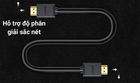 Cáp HDMI 1.4 dài 1,5M cao cấp hỗ trợ Ethernet + 4k2k Ugreen 60820 chính hãng