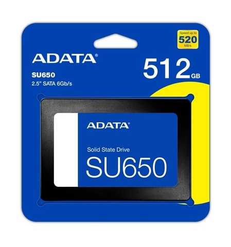 SSD ADATA SU650 (512GB) – SATA III 520/450 MB/s