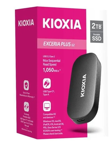 SSD DI ĐỘNG 500GB KIOXIA EXCERIA PLUS G2 PORTABLE