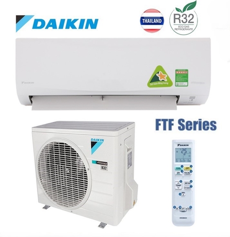 Điều hòa Daikin 9000BTU 1 chiều thường FTF25UV1V ( FTF25UV1V ) GAS R-32 MỚI 2020