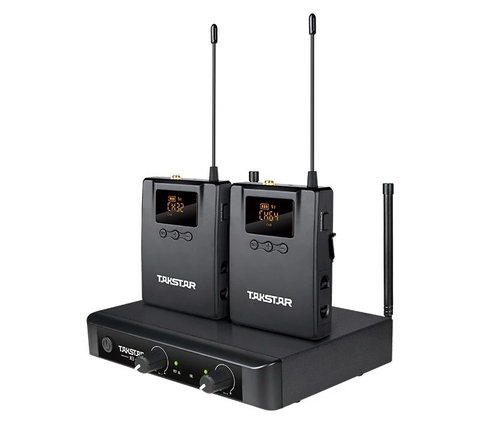 Bộ micro không dây cài đầu, cài áo kênh kép X3PP