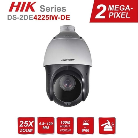 Hikvision Camera IP Speed Dome quay quét 2MP DS-2DE4225IW-DE