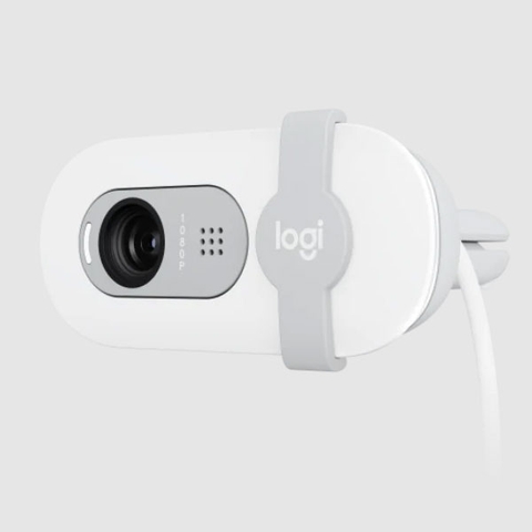 Webcam Logitech Brio 100 1080p full HD- Màu trắng 960-001618