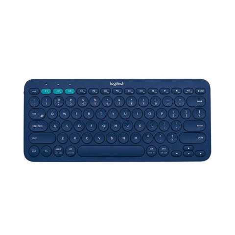 Bàn phím không dây Bluetooth Logitech K380 Xanh dương 920-007597
