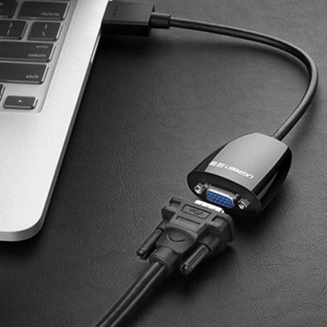 Cáp HDMI To VGA Ugreen 40253 (Không Hỗ trợ Audio)