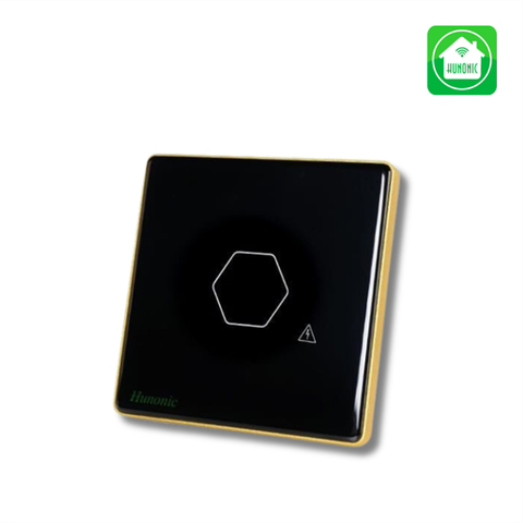 Công tắc Cảm ứng BLE Hunonic Luxury Hình Vuông (Đen) (CSL Chống Giật,)