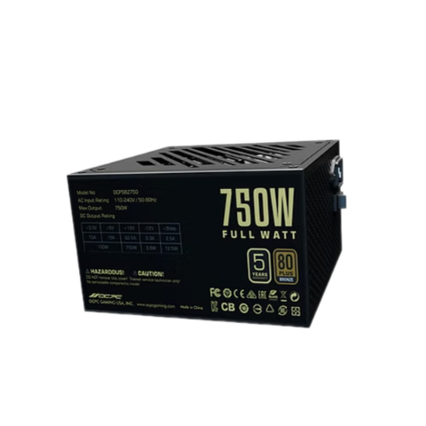 Nguồn máy tính OCPC ENERGIA BZ750 BRONZE 80+, 750W [BH 60T]