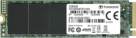 Transcend TS128GMTE110S 128GB M.2 NVMe PCIe Gen3x4 MTE110S Internal Solid State Drive