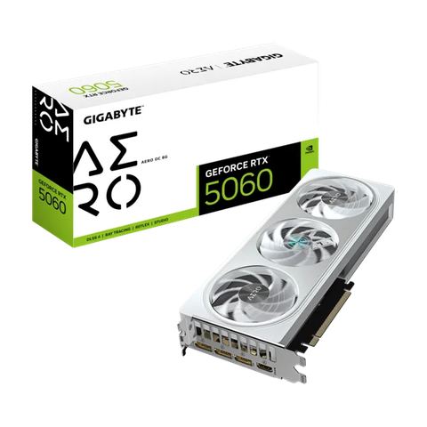 Card đồ họa Gigabyte GeForce RTX™ 5060 AERO OC 8G