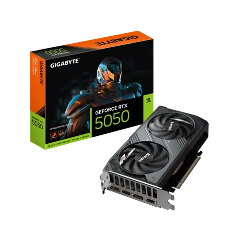 Card Đồ họa Gigabyte GeForce RTX™ 5050 WINDFORCE OC 8G