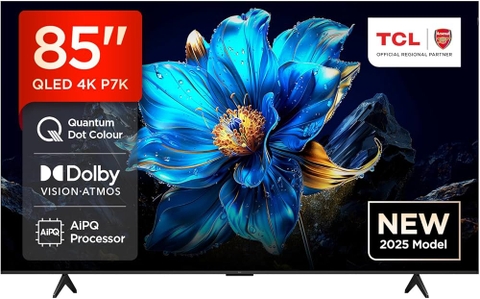 Tivi QLED TCL 4K 85 inch 85P7K Mới 2025