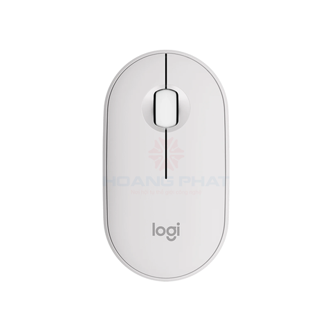 Chuột không dây Logitech PEBBLE MOUSE 2 M350S Wireless/ Bluetooth màu trắng 910-006986
