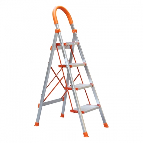 Thang nhôm ghế bản to 4 bậc ADVINDEQ ADS-704