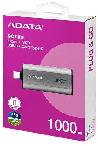 ADATA SC750 (1TB) USB-C 1050MB/s – Ổ cứng thể rắn di động