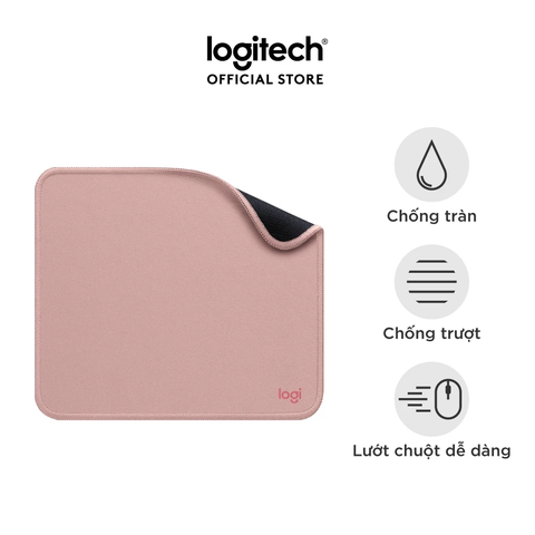 Bàn di chuột Logitech Mouse Pad Studio Series (Hồng) (956-000033)