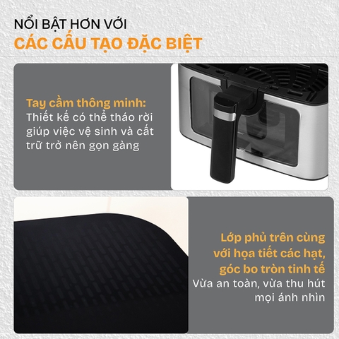 Nồi chiên không dầu Fujihome DUALHEAT A7DH