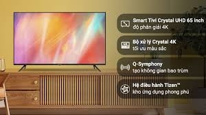 Smart Tivi Samsung 4K 65 inch 65AU7002 Crystal UHD Mới 2025