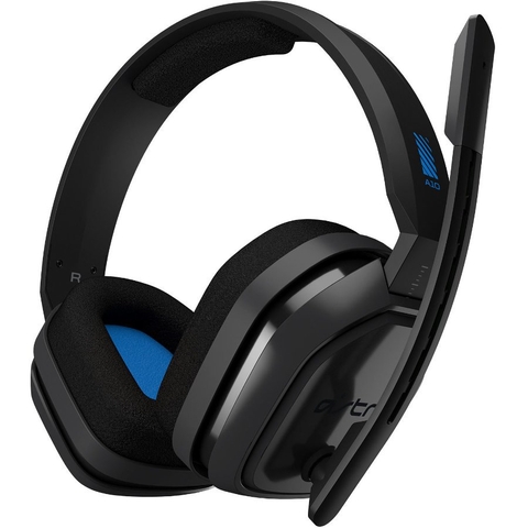 Tai nghe Logitech GAMING A10  GREY/BLUE (939-001741)