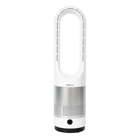 Quạt không cánh mini, lọc không khí khử khuẩn Anion + UV kết nối WIFI Fujihome BF18