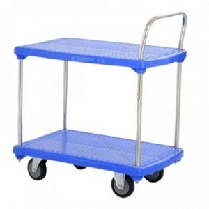 Xe đẩy hàng sàn nhựa 2 tầng Sumo NP-220S - Hàng chính hãng